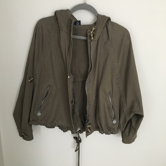 Willi Smith Jackets & Blazers - Willi Smith military canvas olive jacket